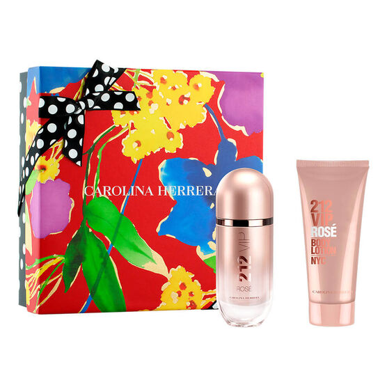 Kit Coffret Carolina Herrera 212 VIP Ros&eacute; Feminino Eau de Parfum